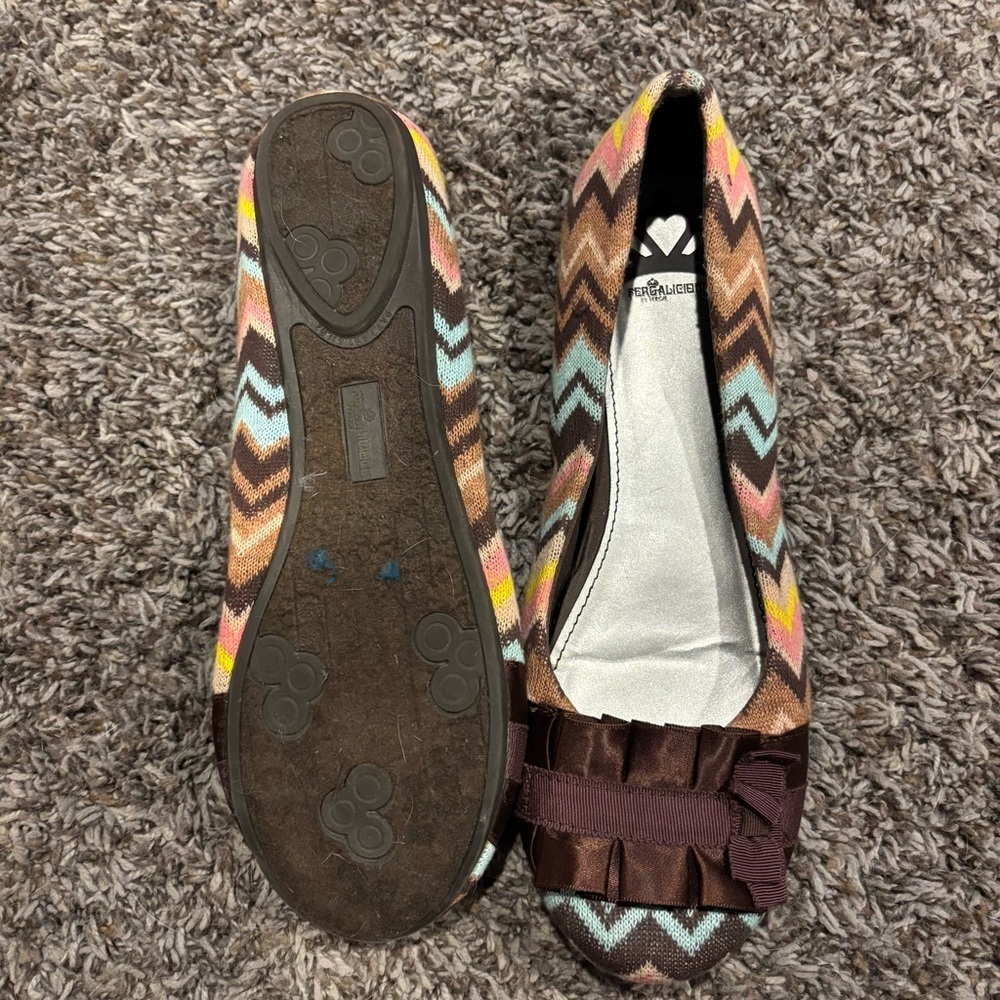 Fergalicous Colorful Zigzag Patterned Women's Fla… - image 6